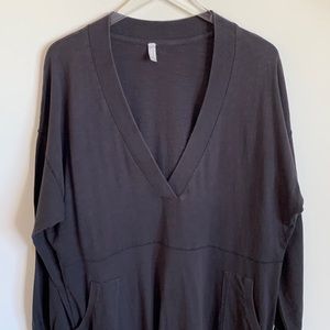 Free People Just Because Onesie Women’s (M) Black